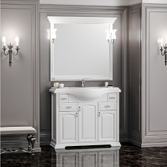 Opadiris Мебель для ванной Риспекто 100 цвет 9003 (белый матовый) – фотография-3